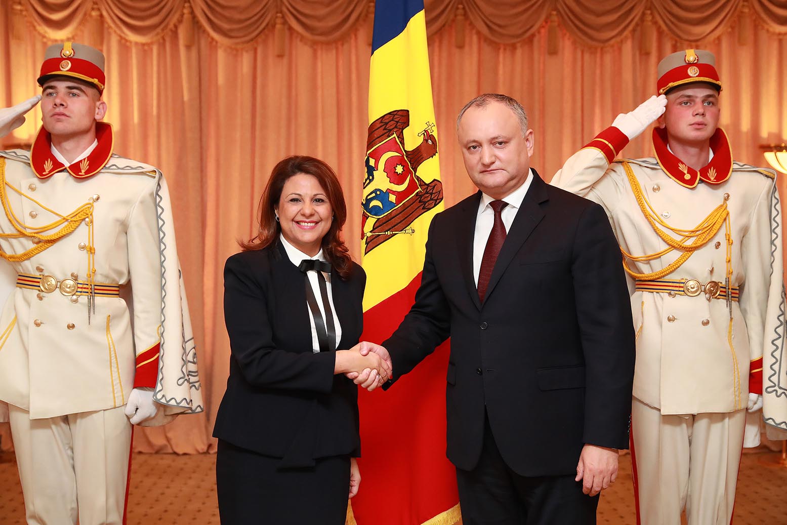 Igor Dodon received credential from the ambassador of Malta